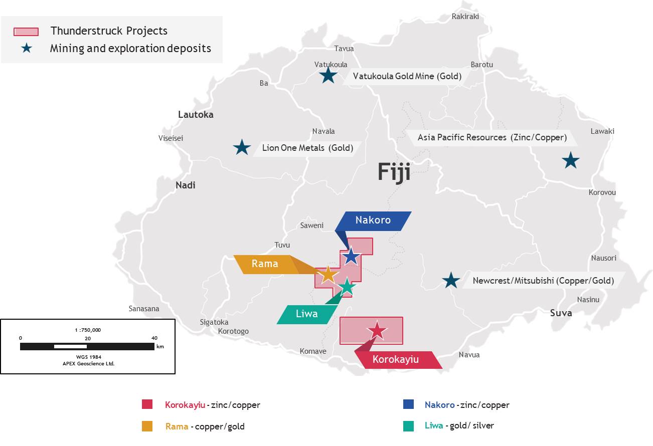 korokayiu copper zinc prospect